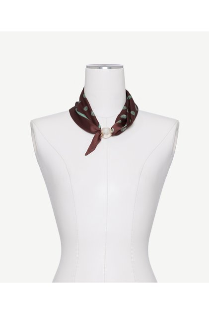 Pearl Detailed Scarf