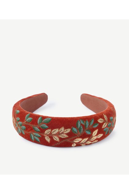 Leaf Embroidered Crown