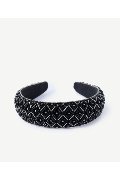 Geometric Patterned Glass Stone Crown