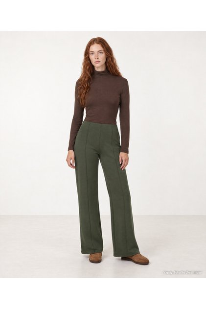 Straight Normal Waist Trousers
