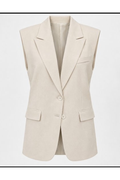 Plus Size, Lined, Shoulder Shoulder Pad Pieces, Cotton Mix, Vest // Get One Size Smaller.