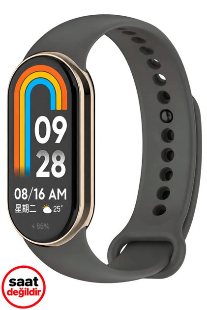 Xiaomi Mi Band 8 Mi Band 9 Mi Band 10 Compatible Silicone Cord Strap with Metal Pin