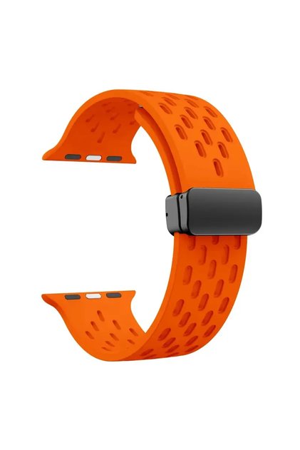 42 44 45 49 mm orange Silicone Strap for Apple Watch Band 49mm 45mm 44mm 42mm 40mm 41mm 38mm Bracele