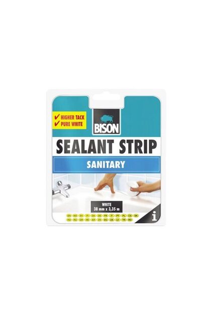 Bandă de etanșare din silicon, albă 38mmx3.35m, BS38335