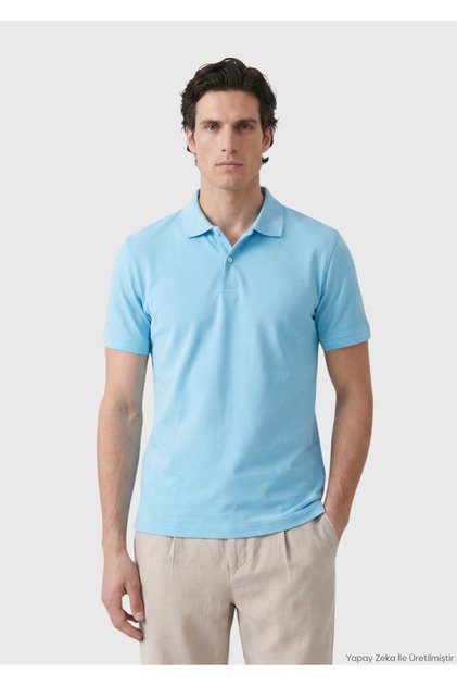 Turquoise Plain 100% Cotton T-Shirt