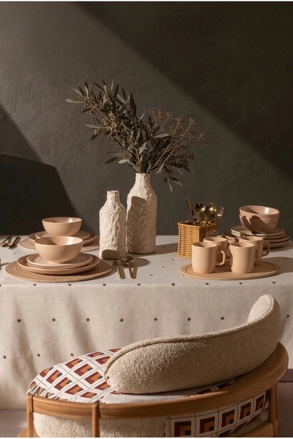 Kitchen Basic Collection 16 Parça Yemek Takımı - Krem