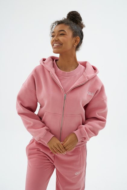 Rise Collection Kadın Zip Jacket – Bare Pink