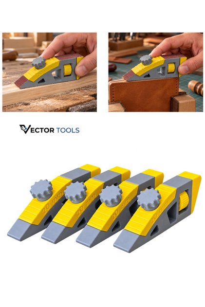 Set of 4 Tensioned Sanding Wedges (20 mm)