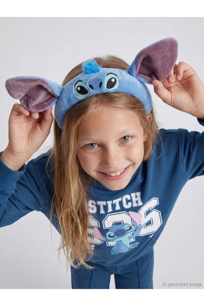 LCW JOY Karışık Stitch Figürlü Kız Çocuk Pelüş Taç