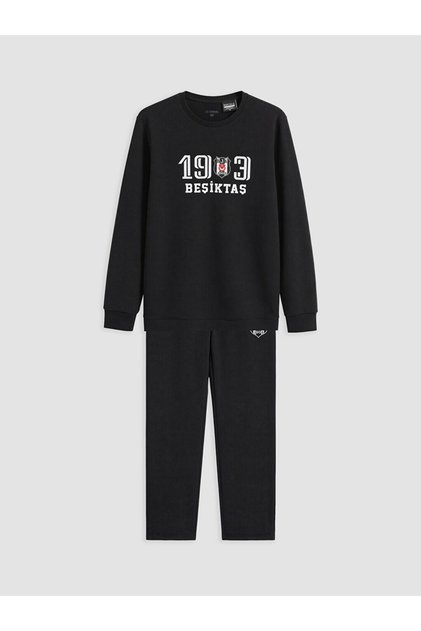 Quality Pieces from Çelebi Store Fan Printed Men's Pajama Set