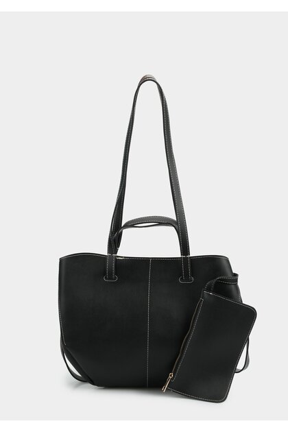 Women's Black Shoulder Bag