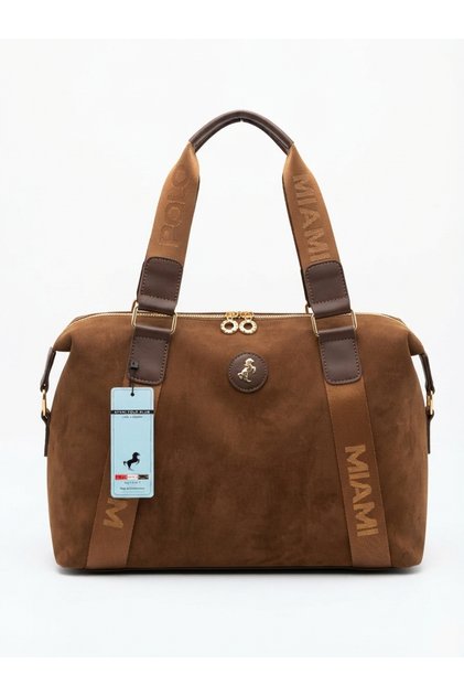 Miami Polo Clup Large Size Soft Faux Leather Casual Women's Hand Shoulder Bag