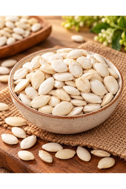 حب بذور القرع أبيض فاخر مملح خفيف – 500 جرام
