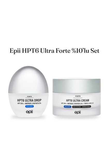 HPT6 Ultra Forte %10'lu Set – Yoğun Sıkılaştırıcı Serum & Krem Seti 30 ml + 50 ml