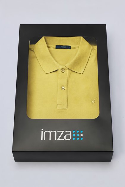 Amber Polo Collar Pike Short Sleeve Slim Fit Cotton T-Shirt 1011260170