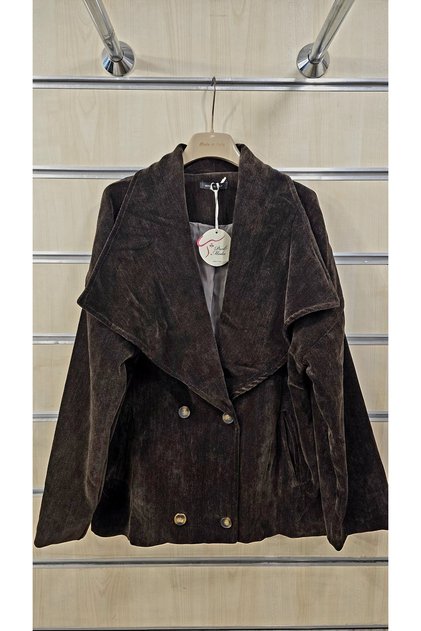 Italian Shiny Velvet Women's Jacket
