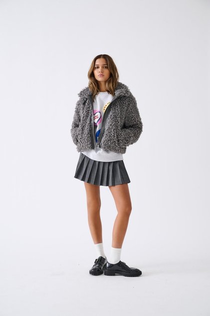 Onltilda Women Teddy Plush Coat Casual Comfortable Stylish