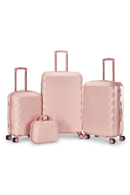 4 Pcs Set Valises Travel Suitcase Trolley Luggage Modern Design Luxury Color