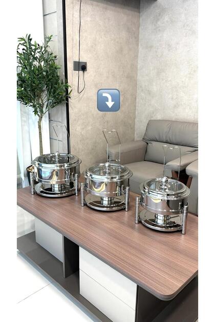 Authentic Indian Food Warmer Assorted Basatandin (Authentic Stainless Steel)