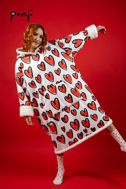 Wearable Tv Blanket - Oversized Sweatshirt & Hoodie & Poncho & Fleece