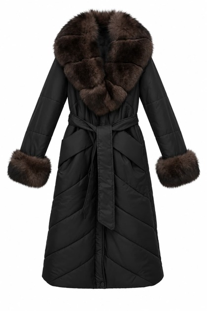 Slim Fit Uzun Kaban