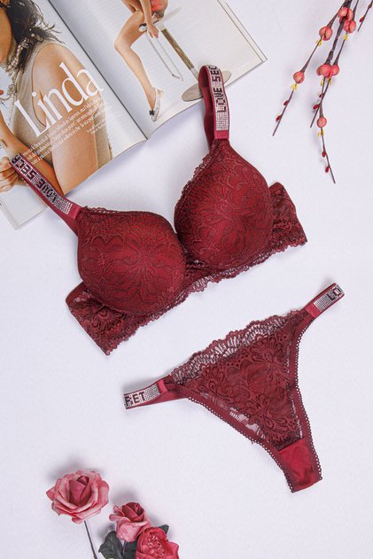 Padded Love Secret Stone Bra Set.