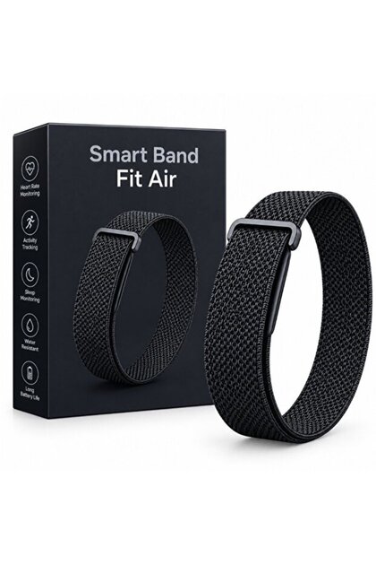 سوار تتبع اللياقة البدنية الذكي Fit Air مع قياس معدل ضربات القلب على مدار الساعة، ومستوى الأكسجين في الدم، وتتبع النوم، وأكثر من 100 وضع رياضي
