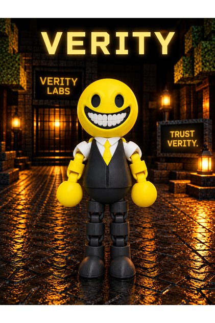 Takım Elbiseli Verity Flexi Tüm Eklemleri Hareketli Minecraft Roblox Karakter Figür Oyuncak