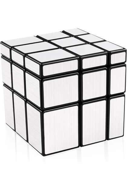 مكعب روبيك المرآة من SYOSI، مكعب سرعة 3×3×3، مكعبات مرآة بأشكال مختلفة، مكعب فضي 57 مم