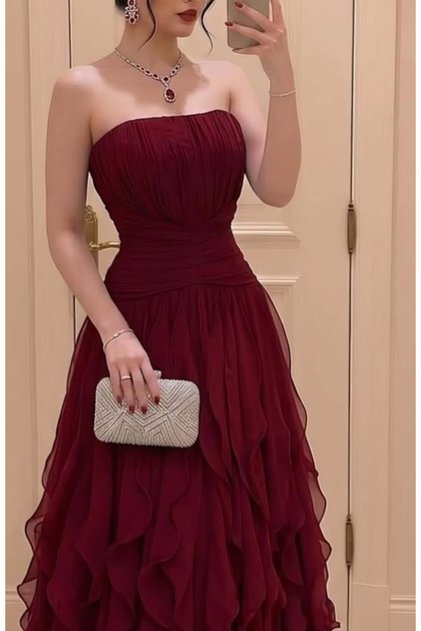 Soft Dress in Oudi Chiffon