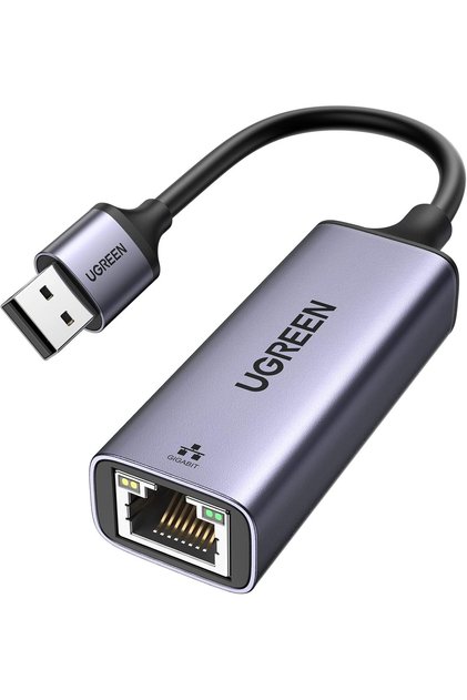 USB 3.0 to Gigabit Ethernet Adapter, RJ45 LAN, Space Grey