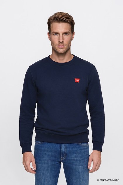 Navy Blue Men's Sweatshirt Gw2520255