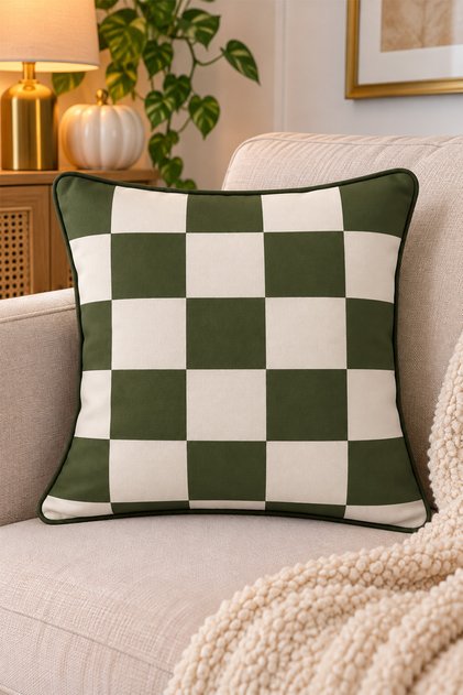 1 Pcs Digital Printed Decorative Double-Sided Colorful Pattern Throw Pillow Cover 42X42 cm
