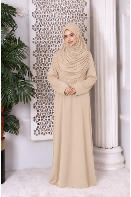One-Piece Full-Length Prayer Dress Mink
