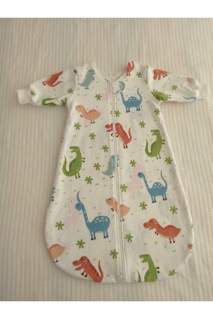 Kollu 21-24 Degree Room Temperature 100% Organic Cotton Footless Sleeve Flannel Sleeping Bag