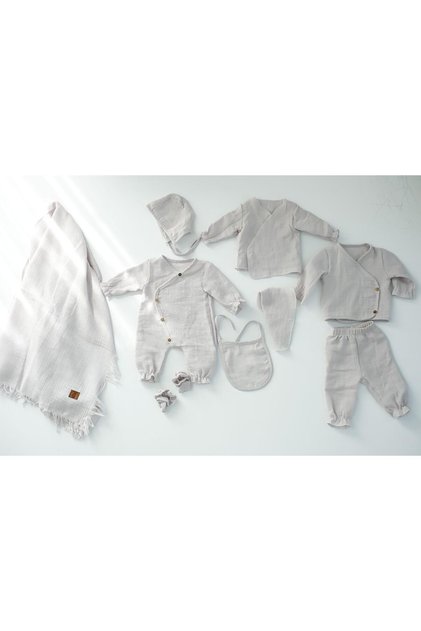 100% Cotton 2-Layer Muslin 10-Piece Hospital Discharge Set