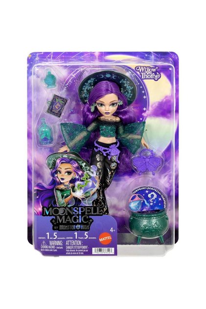Papusa Monster High, Magia Vrăjitorilor Lunari, Vrăjitoarea Naturii Willow, JMB92