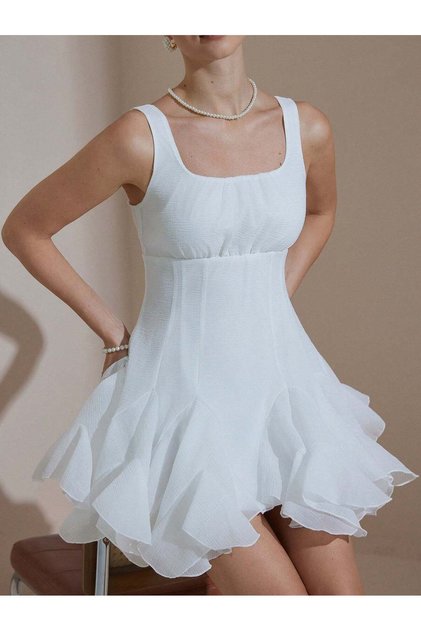 Rochie mini, alb
