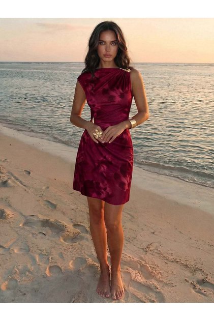 Rochie mini, mix culori