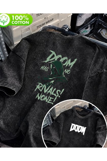 Doctor Doom Printed Unisex Oversize T-Shirt