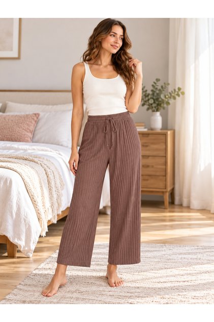 Women's Comfortable Ribbed Pants & Sweatpants