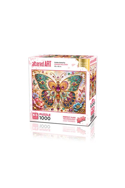Golden Butterfly 1000 Parça Puzzle
