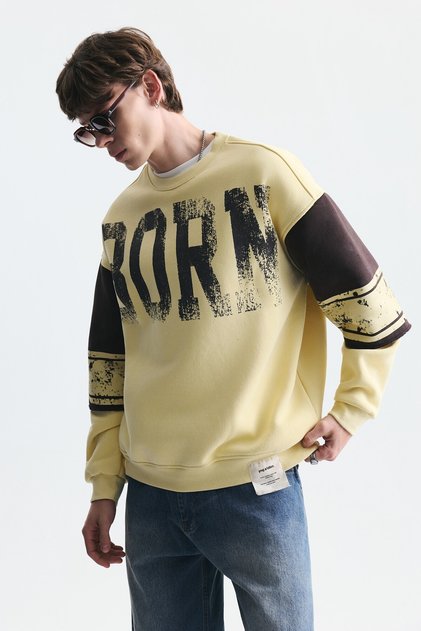 Oversize Double Sleeve Sweatshirt