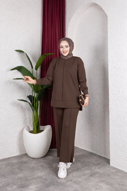 OYSHO Bequemes und stilvolles Zweiteiler-Set mit Stoffhosen