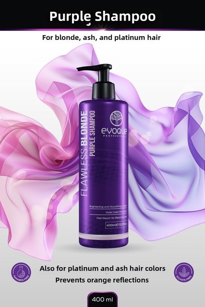 Purple Shampoo for Blonde, Silver and Platinum Hair, 400ml