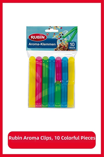 Bag Clip Colorful 10 Pieces