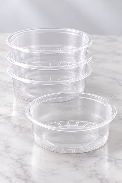 200 Cc 50 Adet Plastik Dondurma Tatlı Kasesi Sup Kase Plastik Kase