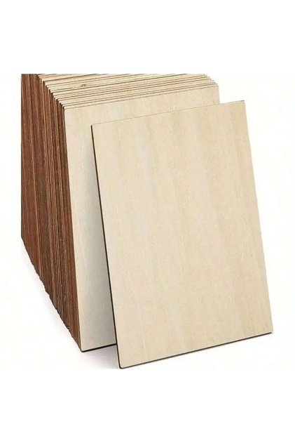 5pcs 5/12/26pcs-Pack Plywood Craft Sheets: Versatile & Precise For DIY, Wood Burning, CNC Projects -