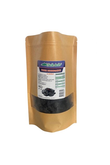 Prune uscate cu sâmbure 1 kg ambalaj SmartZip resigilabil