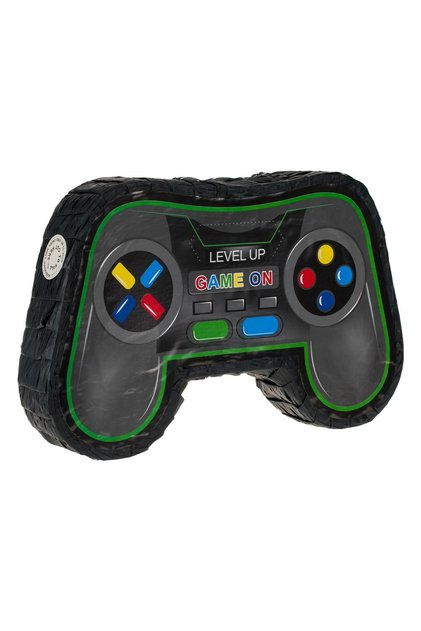 Piñata în formă de controler de joc, cu deschidere sus pentru dulciuri, 49x8x31 cm